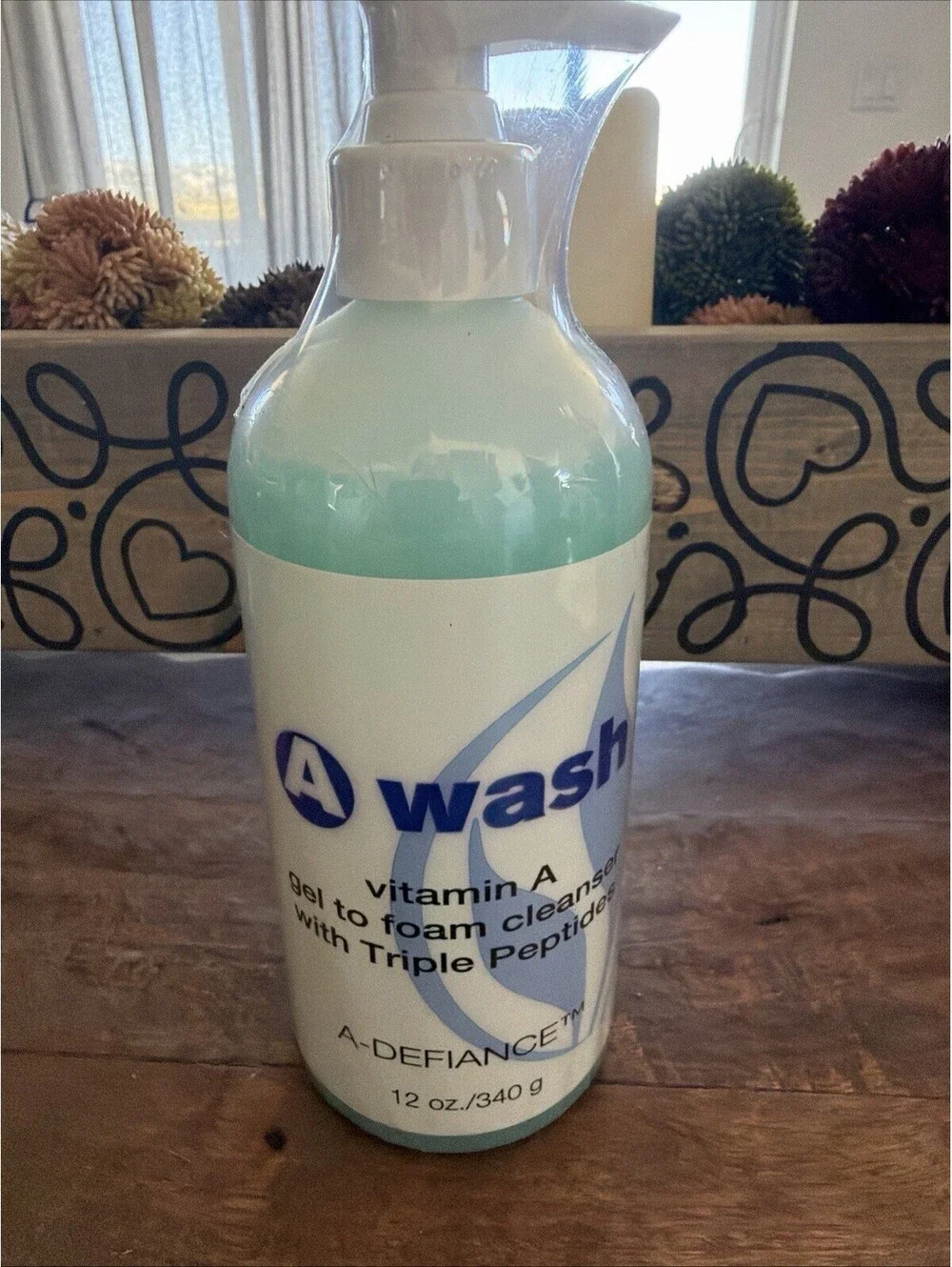 Serious Skin Care New A-Wash Vitamin A Gel to Foam Cleanser A-defiance 12 Oz New